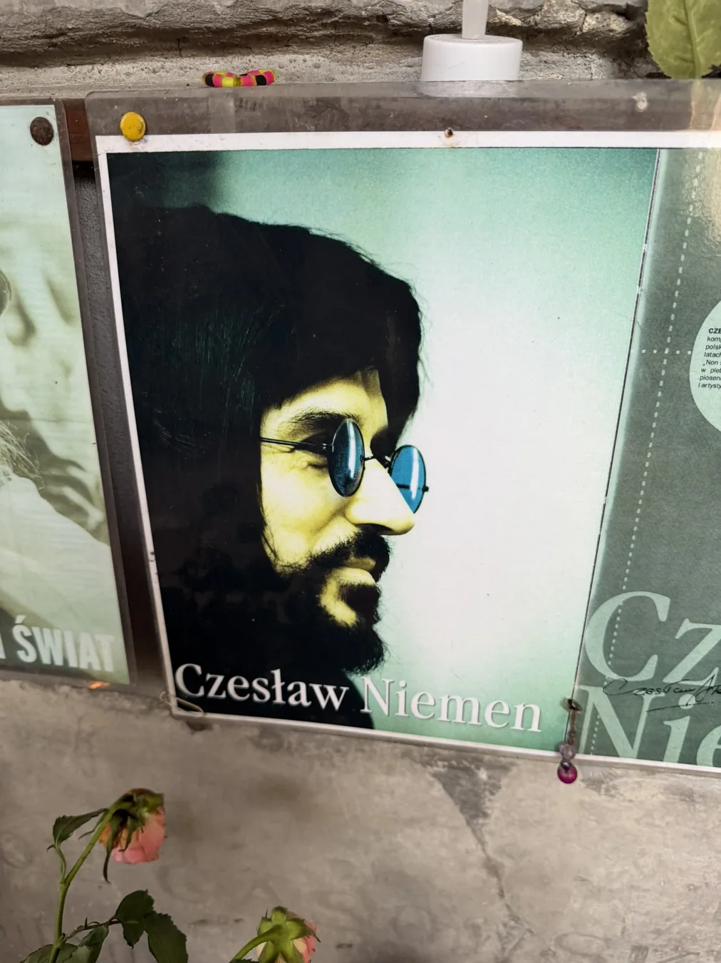 Grave of Polish musician Czesław Niemen at Old Powązki